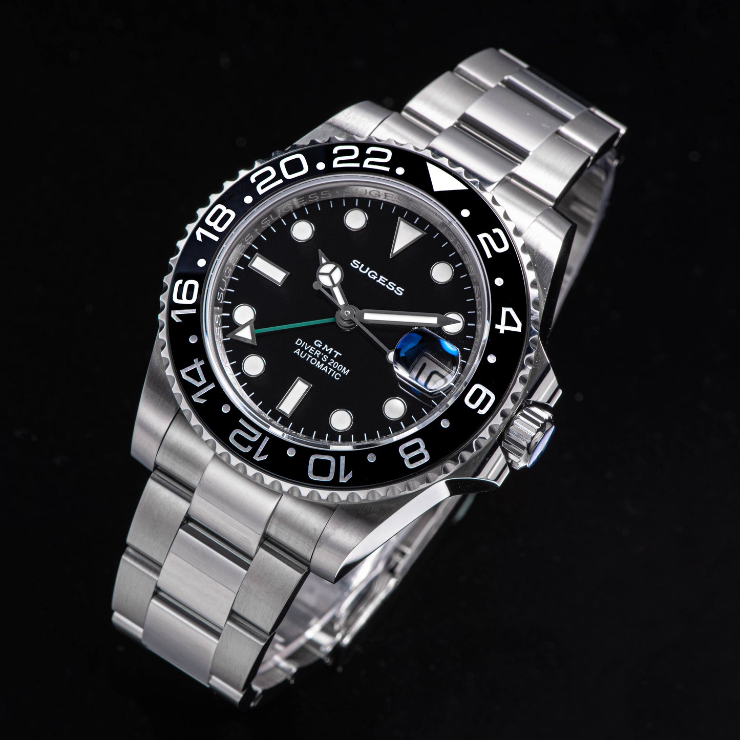 GMT DIVER'S SG116710LN Black Bezel Jubilee Bracelet