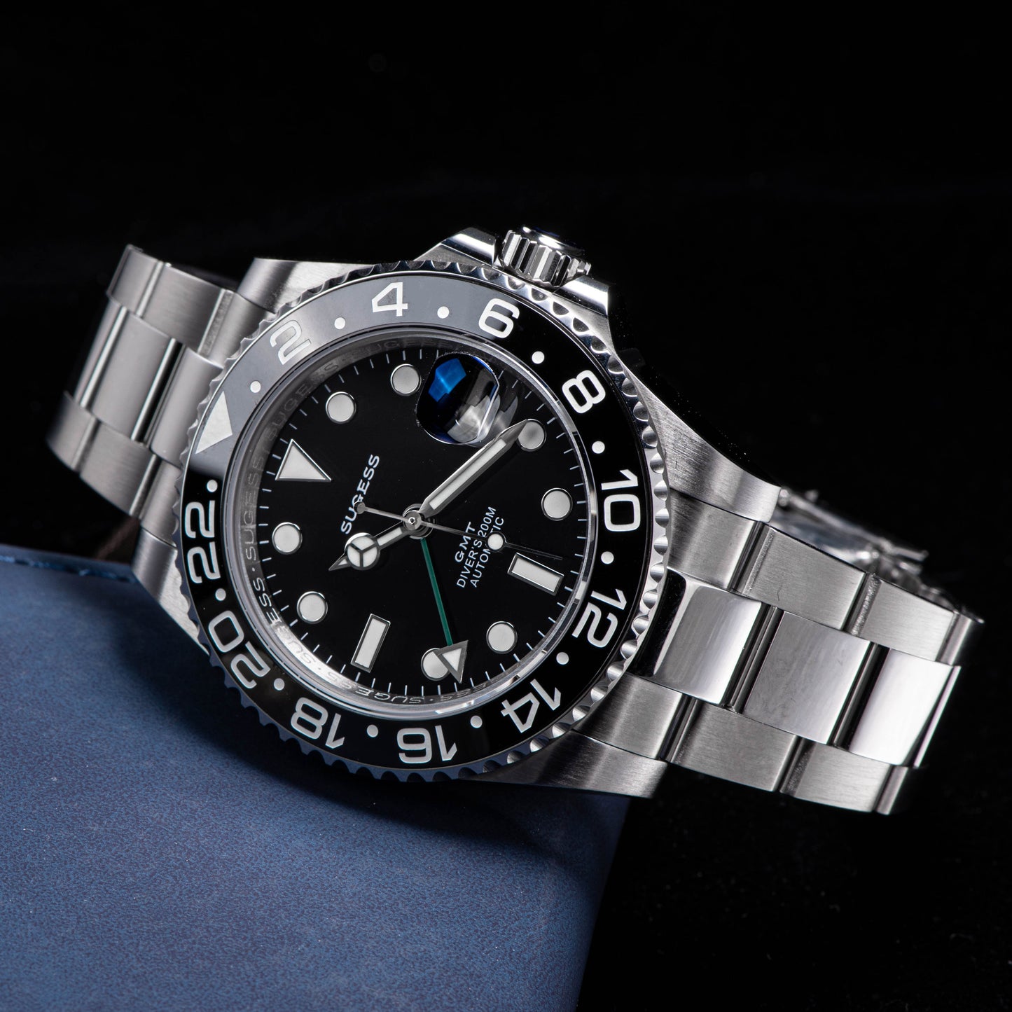 GMT DIVER'S SG116710LN Black Bezel Jubilee Bracelet