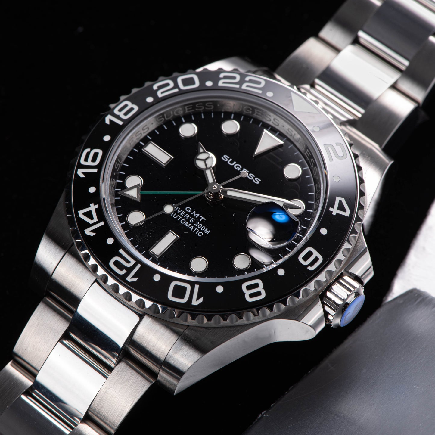 GMT DIVER'S SG116710LN Black Bezel Jubilee Bracelet