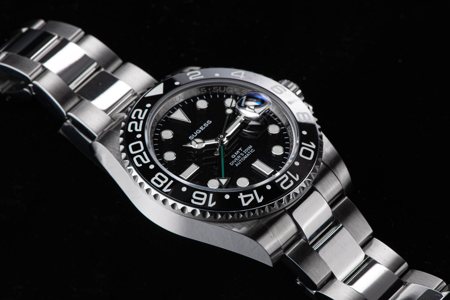 GMT DIVER'S SG116710LN Black Bezel Jubilee Bracelet