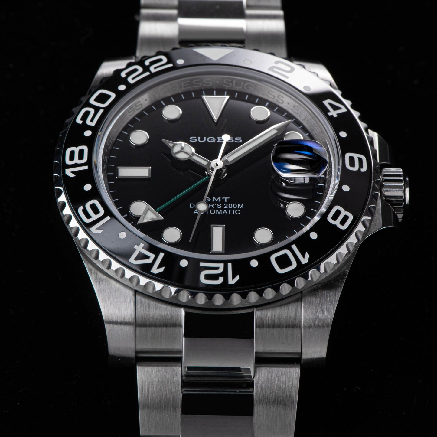 GMT DIVER'S SG116710LN Black Bezel Jubilee Bracelet