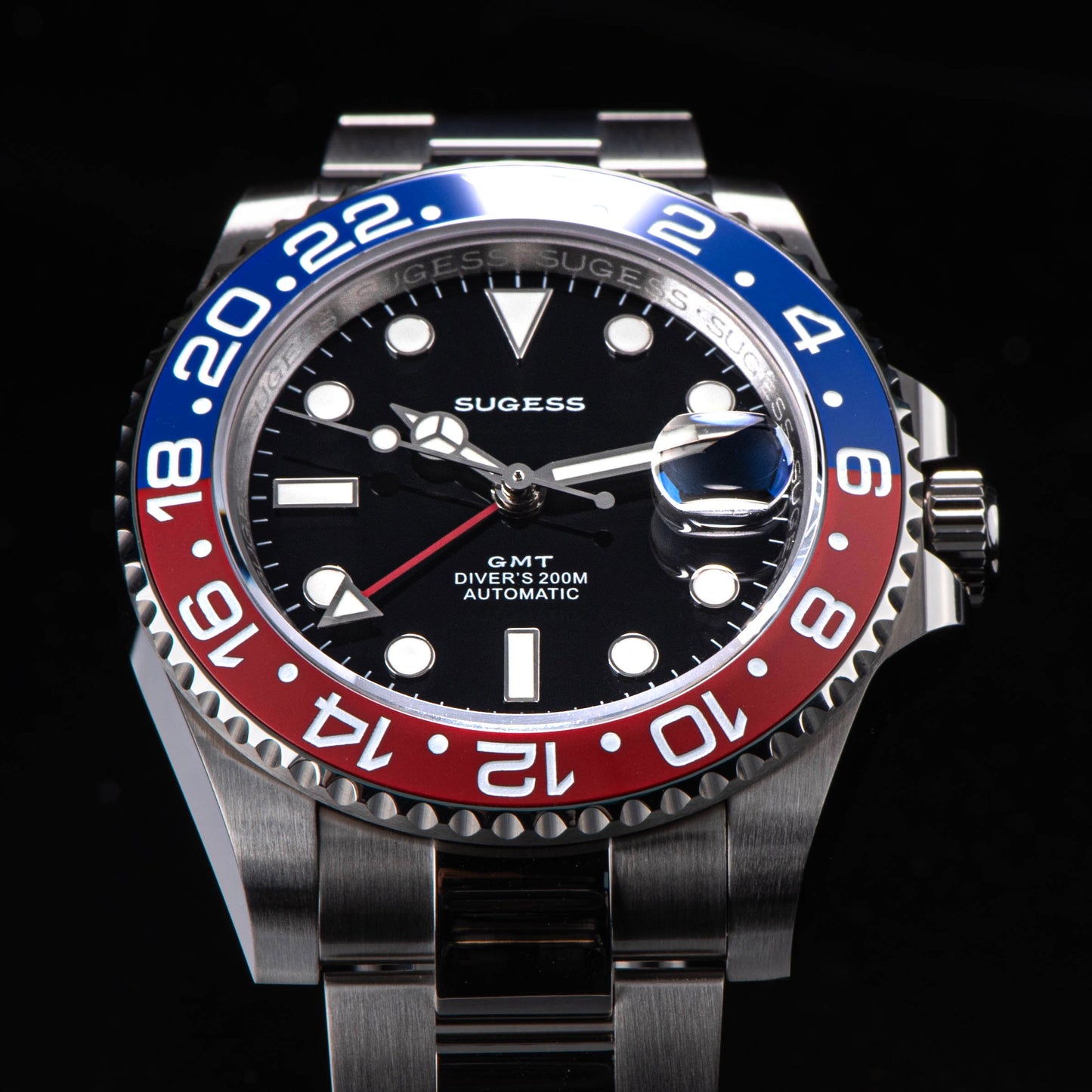 GMT DIVER'S SU126710BLRO V2 Red & Blue Bezel