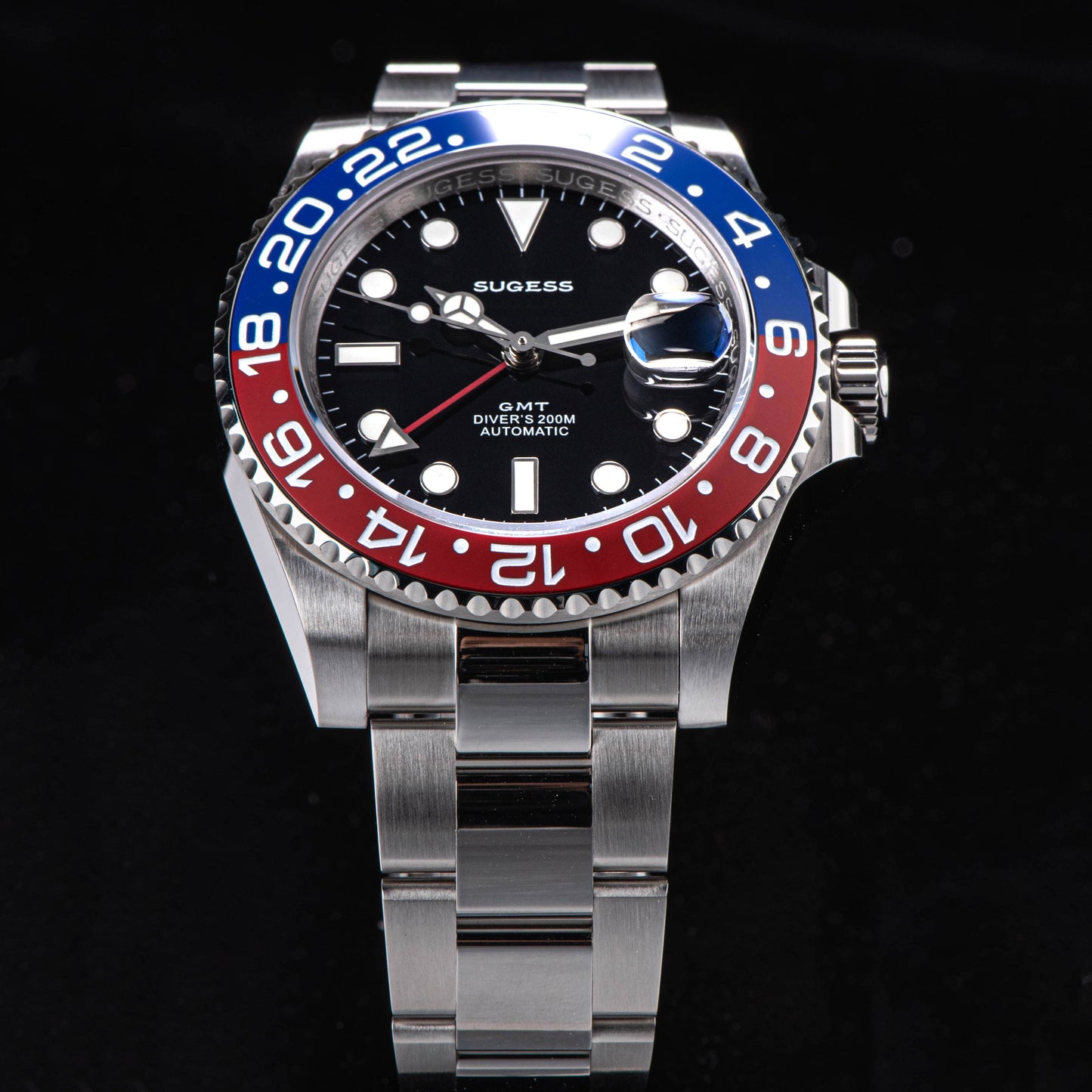 GMT DIVER'S SU126710BLRO V2 Red & Blue Bezel