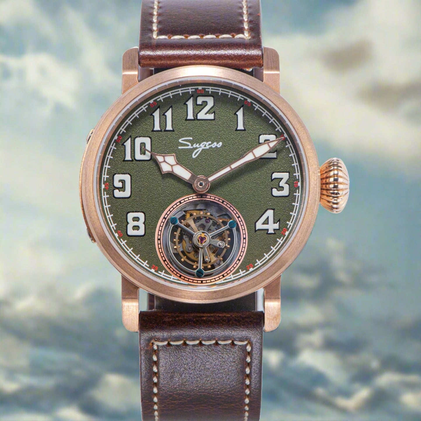 Tourbillon Master SU8230PTG CUSN8 BRONZE