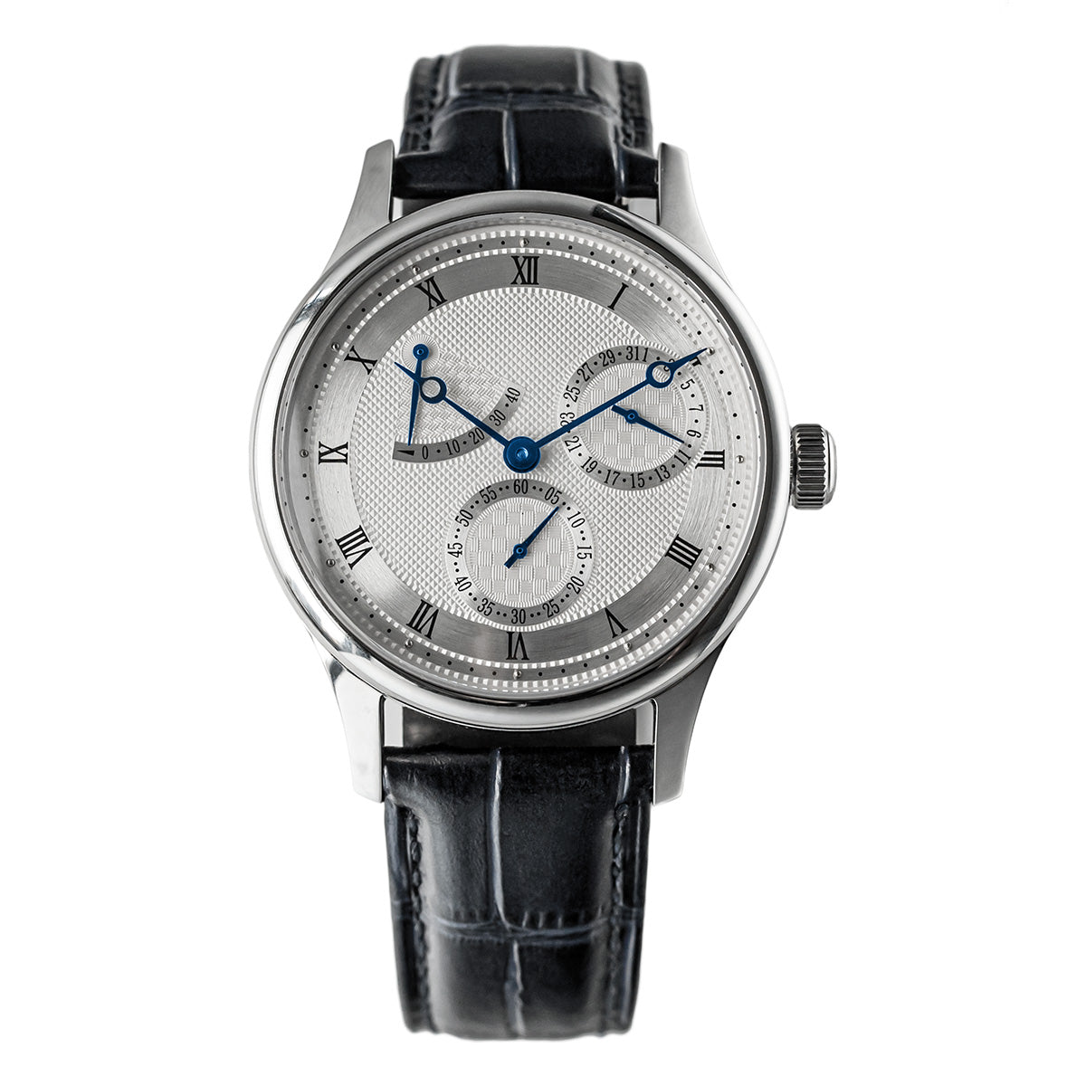 Seagull Movement Watch 1780 40mm Guilloche Dial Automatic