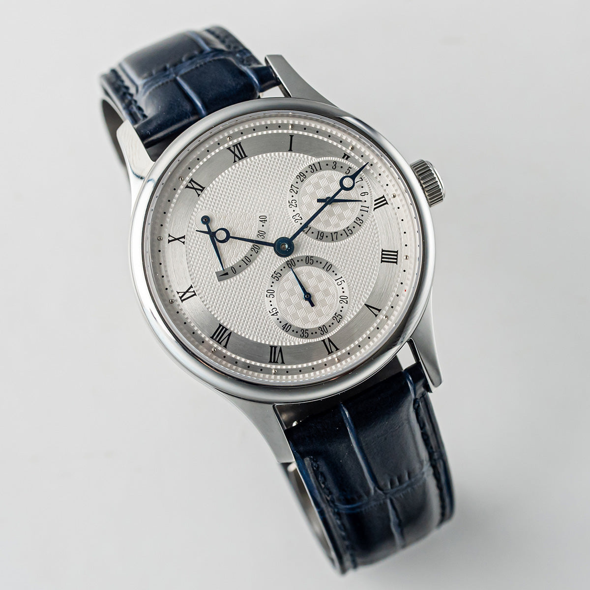 Seagull Movement Watch 1780 40mm Guilloche Dial Automatic