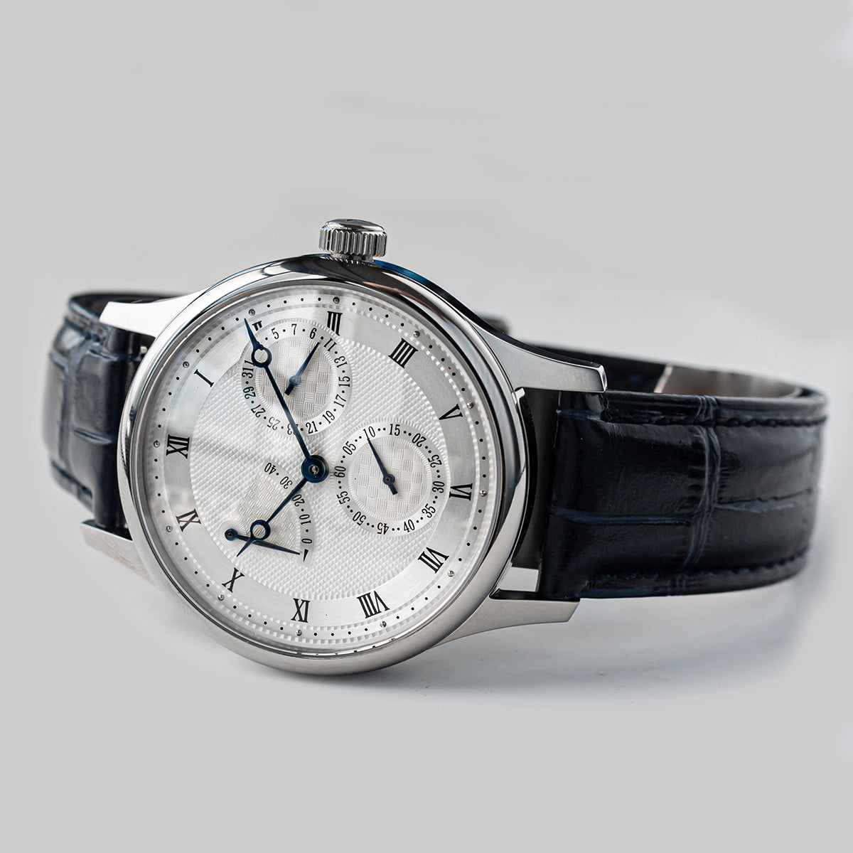 Seagull Movement Watch 1780 40mm Guilloche Dial Automatic