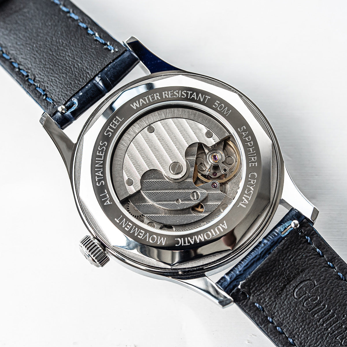 Seagull Movement Watch 1780 40mm Guilloche Dial Automatic