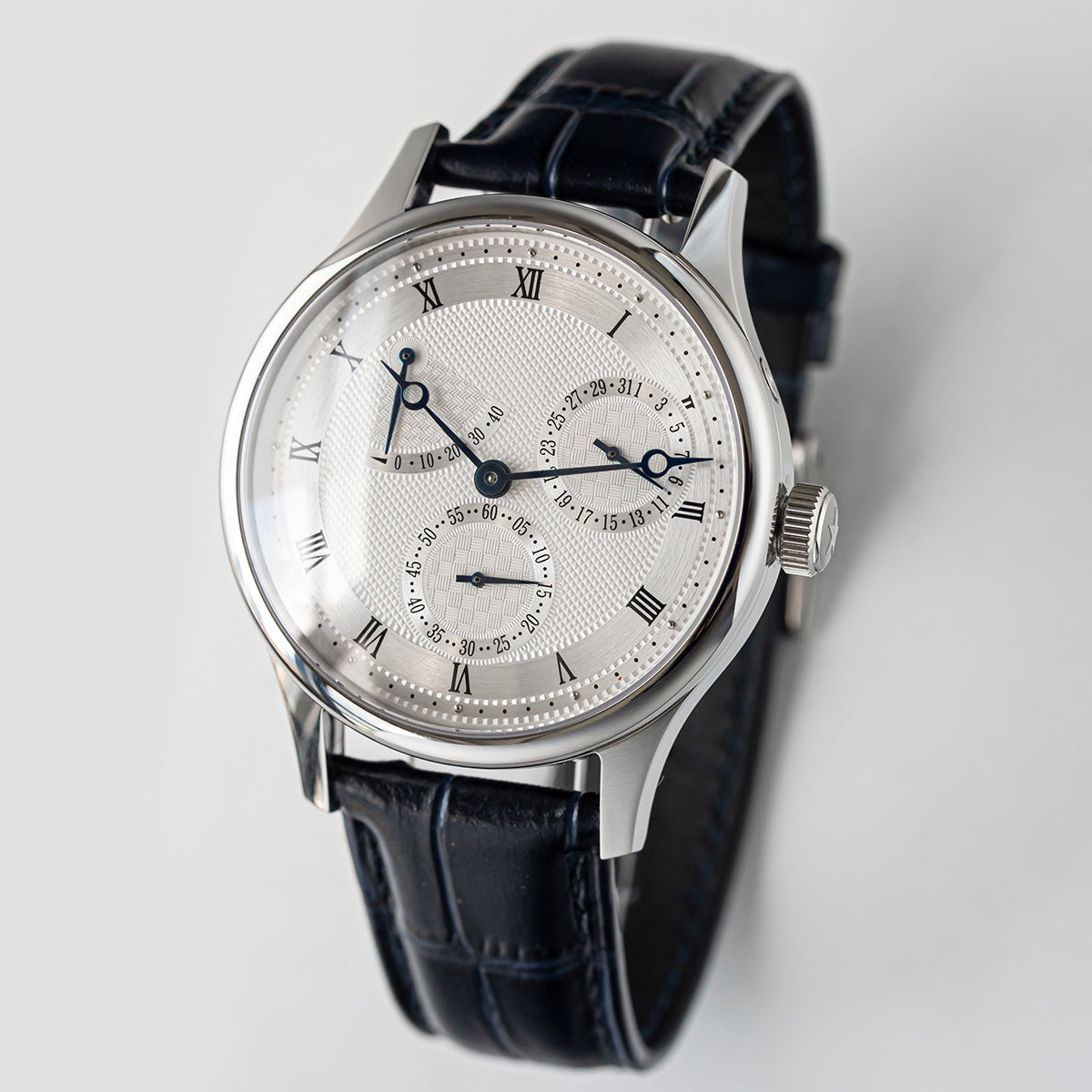 Seagull Movement Watch 1780 40mm Guilloche Dial Automatic