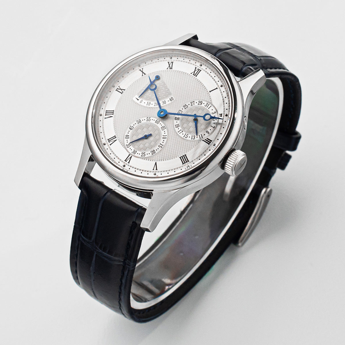 Seagull Movement Watch 1780 40mm Guilloche Dial Automatic