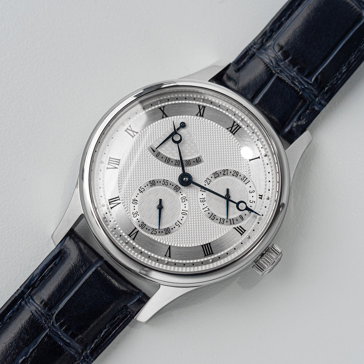 Seagull Movement Watch 1780 40mm Guilloche Dial Automatic