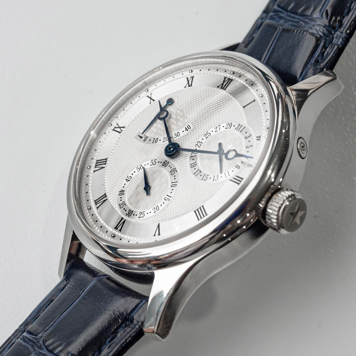 Seagull Movement Watch 1780 40mm Guilloche Dial Automatic