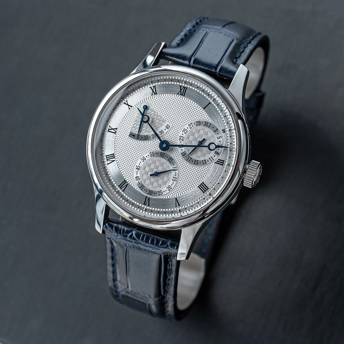 Seagull Movement Watch 1780 40mm Guilloche Dial Automatic