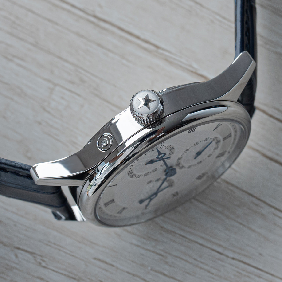 Seagull Movement Watch 1780 40mm Guilloche Dial Automatic