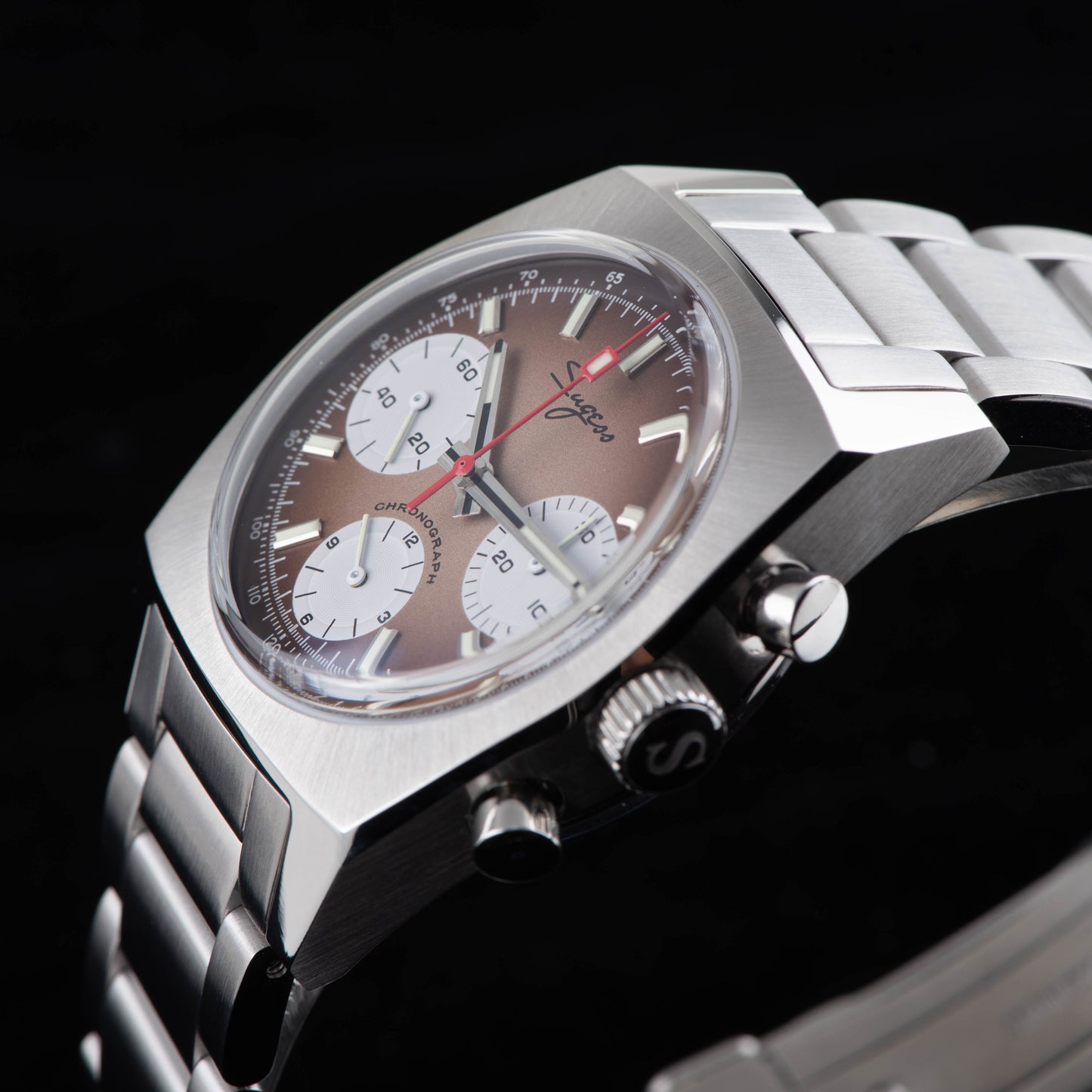 Chrono Heritage S419 Chronograph Smoke Fume Dial