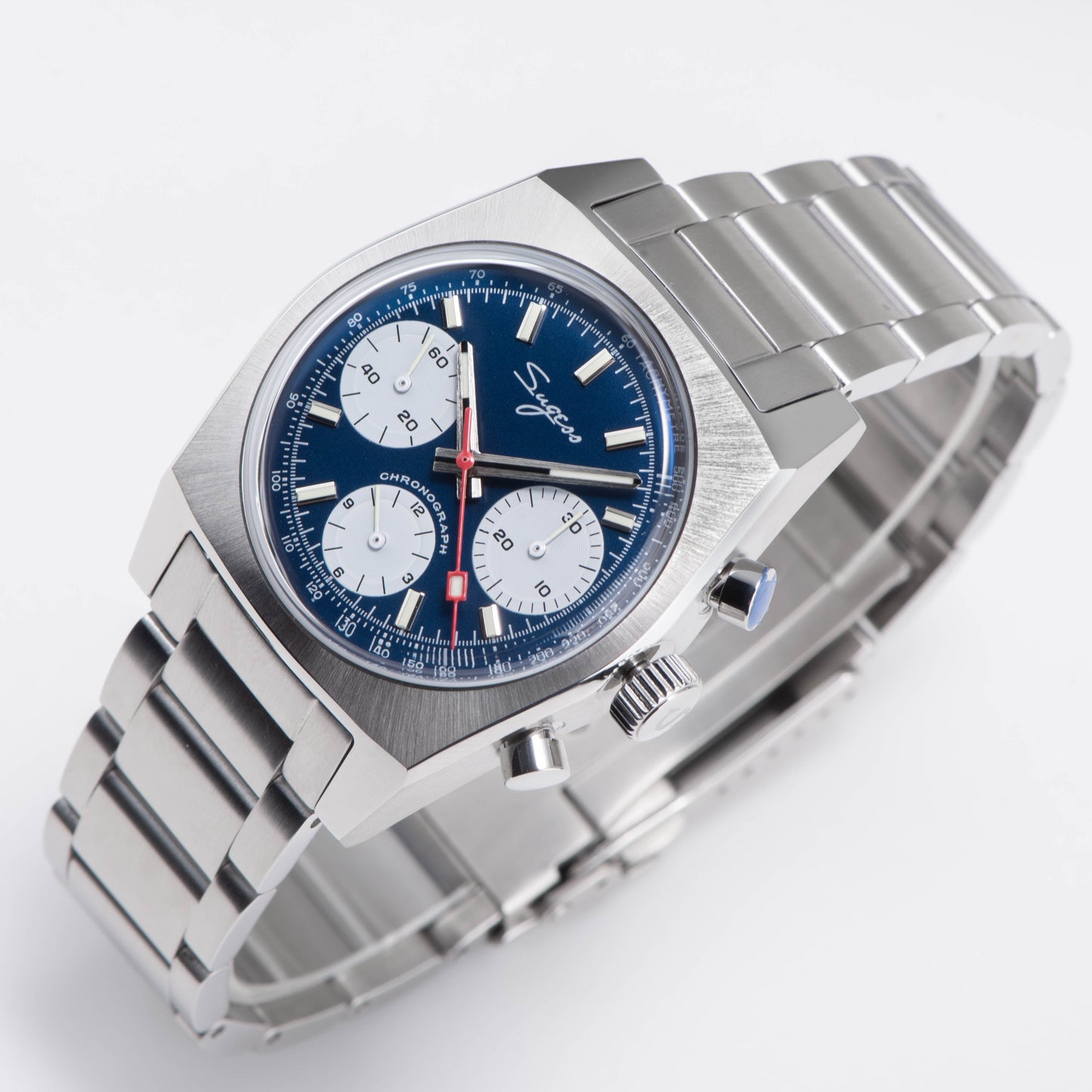 Chrono Heritage S419 Chronograph Blue Panda Dial