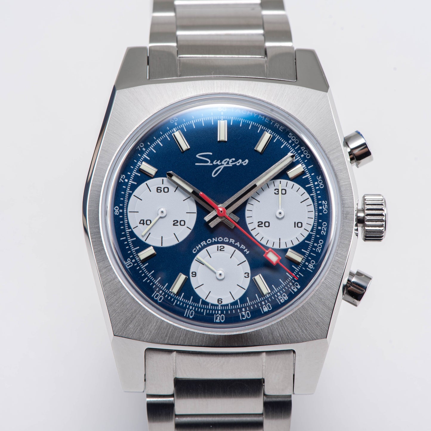 Chrono Heritage S419 Chronograph Blue Panda Dial