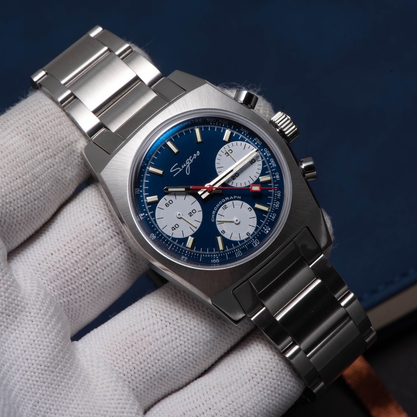 Chrono Heritage S419 Chronograph Blue Panda Dial