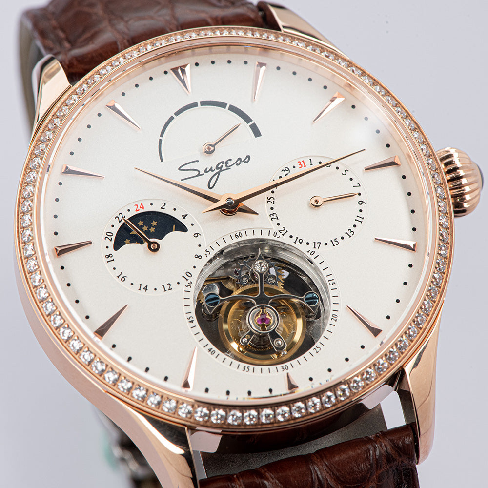 Sugess Tourbillon Master SU8007RWD2 Rose Gold