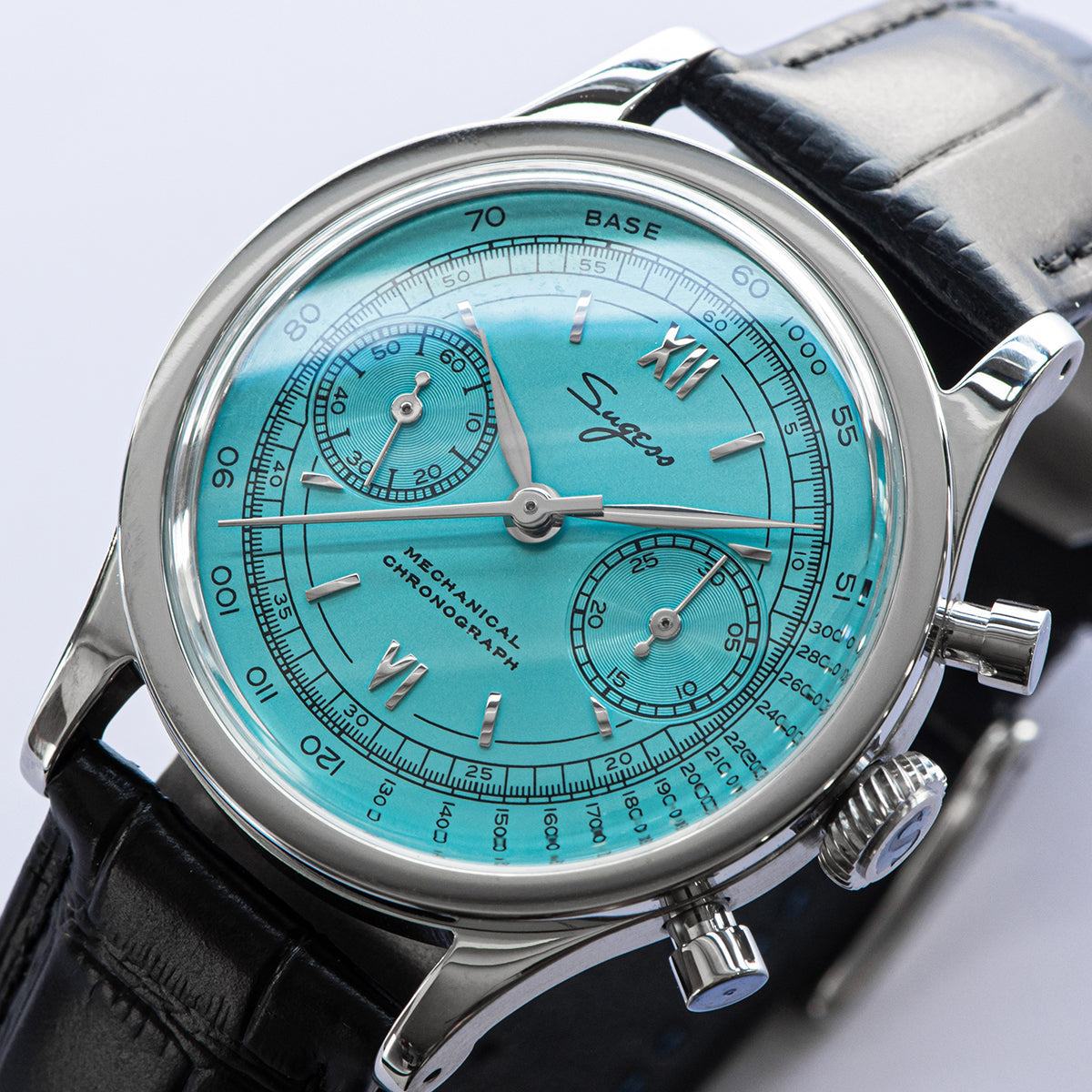 Chrono Heritage S411 SU1901BS Light Blue Dial