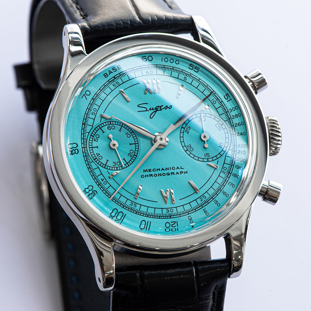 Chrono Heritage S411 SU1901BS Light Blue Dial