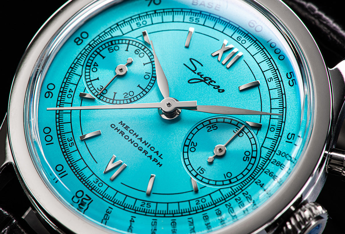 Chrono Heritage S411 SU1901BS Light Blue Dial