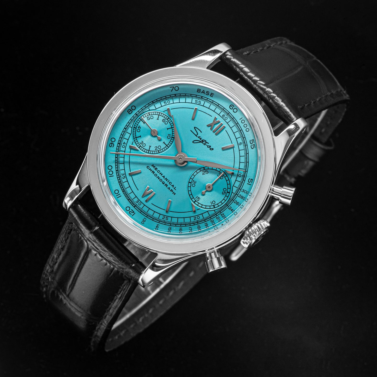 Chrono Heritage S411 SU1901BS Light Blue Dial