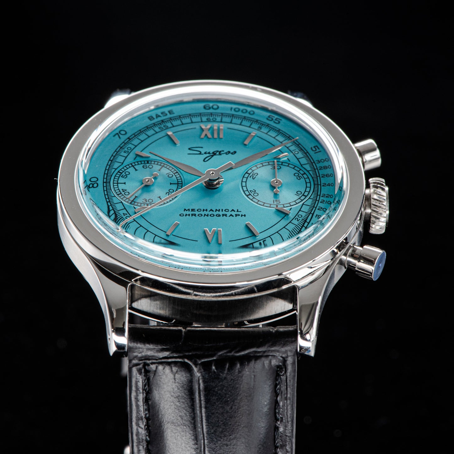 Chrono Heritage S411 SU1901BS Light Blue Dial