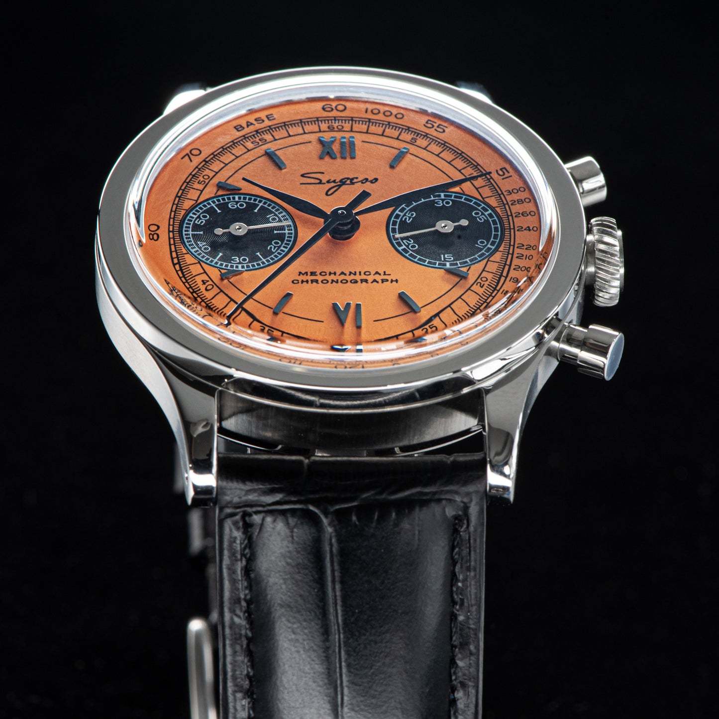 Chrono Heritage 411 SU1901OS Salmon Dial