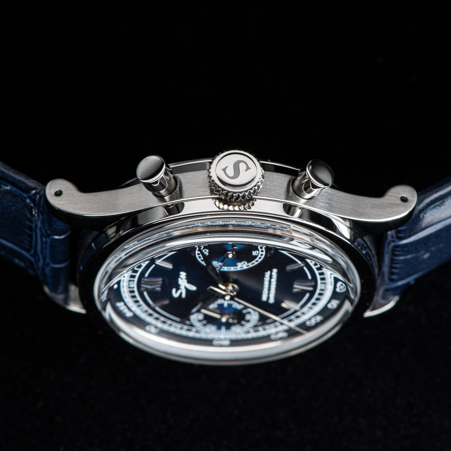 Chrono Heritage 411 SU1901DBS Deep Blue Dial