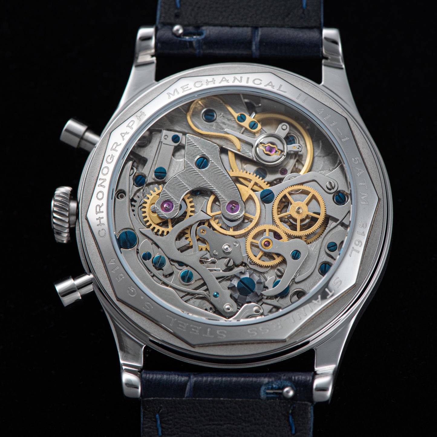 Chrono Heritage 411 SU1901DBS Deep Blue Dial