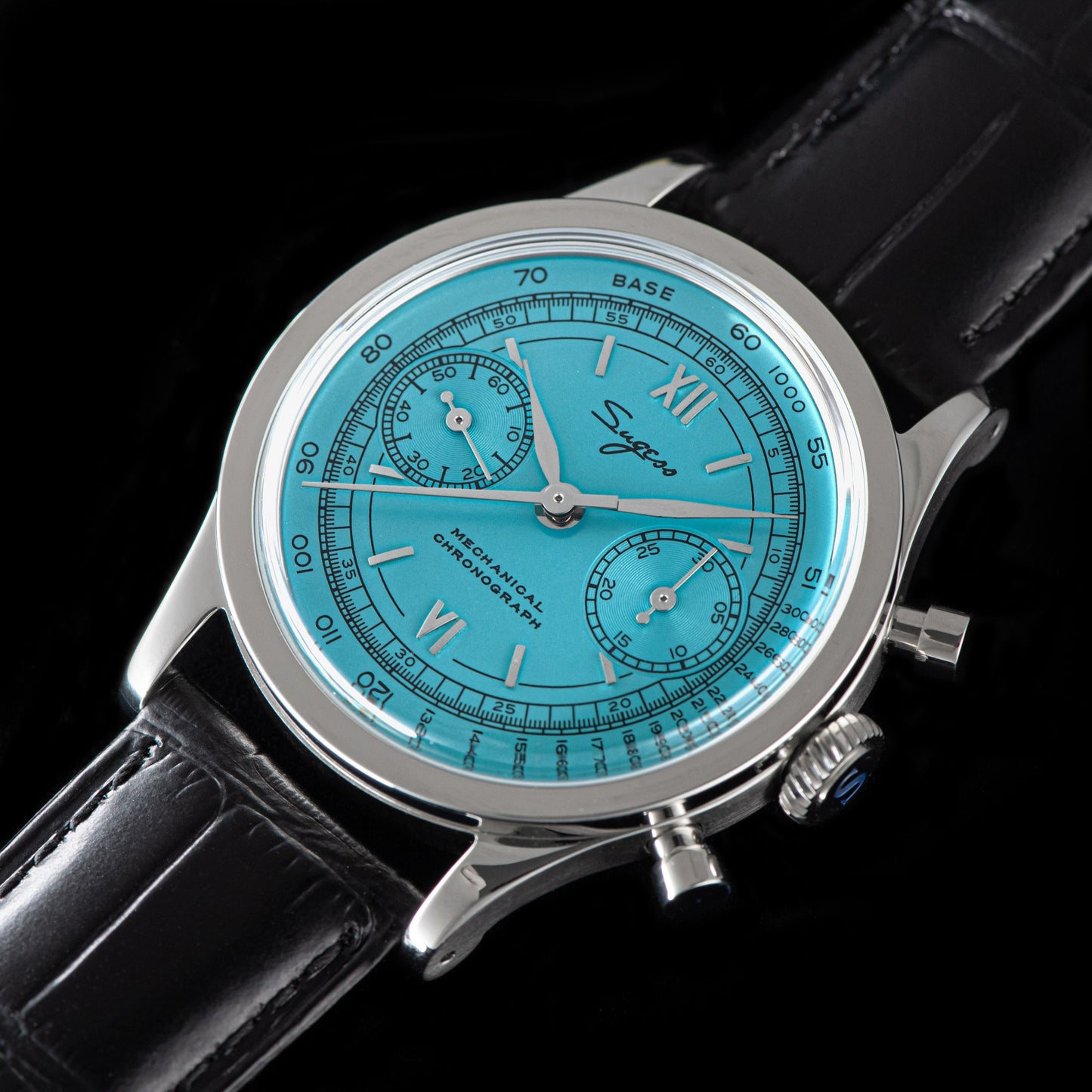 Chrono Heritage S411 SU1901BS Light Blue Dial