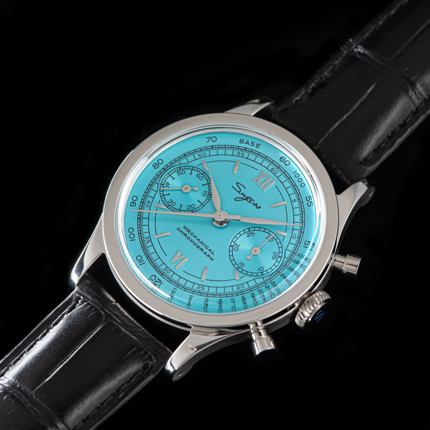 Chrono Heritage S411 SU1901BS Light Blue Dial