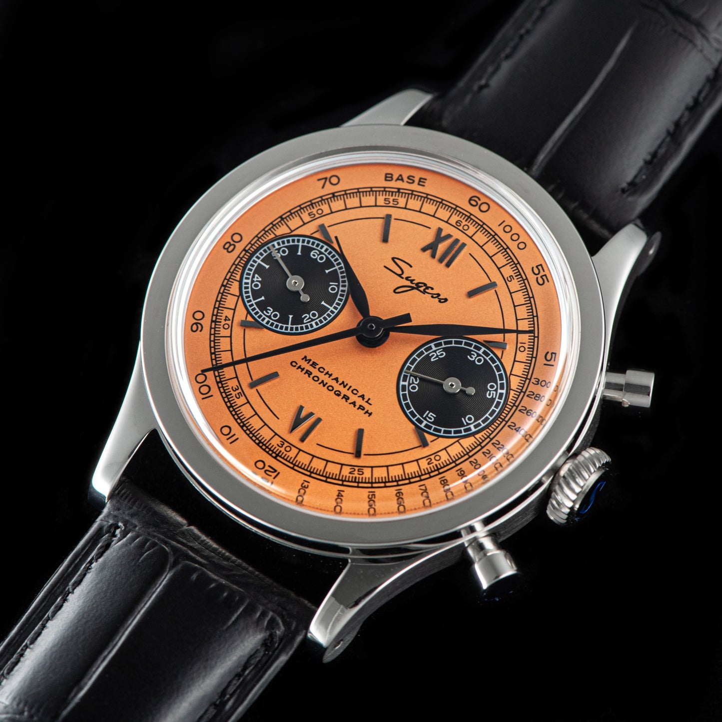 Chrono Heritage 411 SU1901OS Salmon Dial