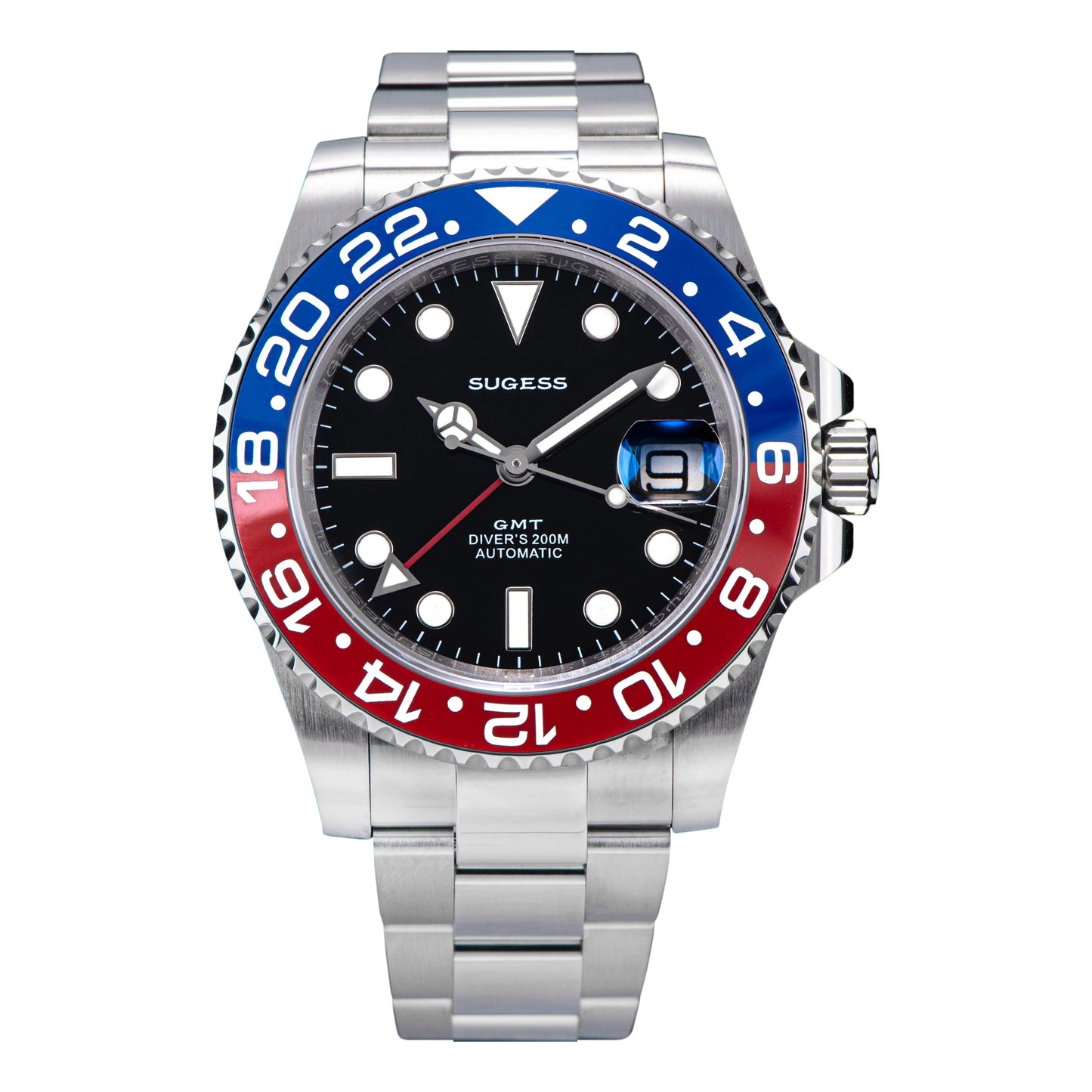 GMT DIVER'S SU126710BLRO V2 Red & Blue Bezel