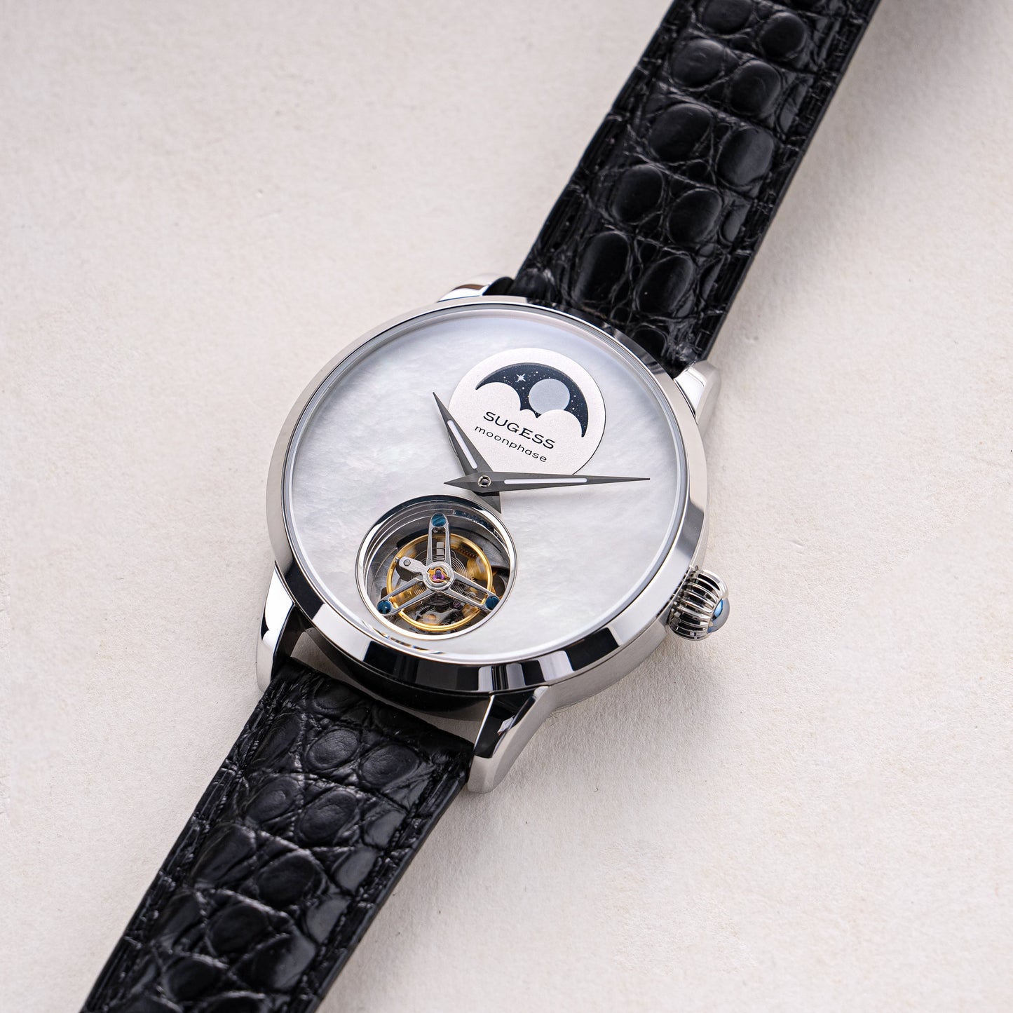 Sugess Tourbillon Master 429 ST8235 Moon Phase Tourbillon