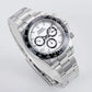 Automatic Chronograph 418-2 Black Dial Stainless Steel Bezel Professional