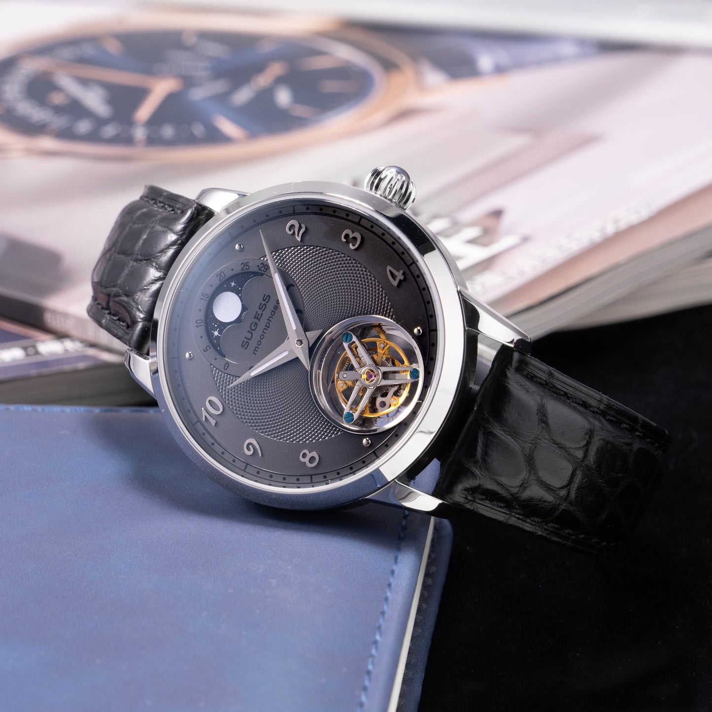 Sugess Tourbillon Master 429 ST8235 Moon Phase Tourbillon