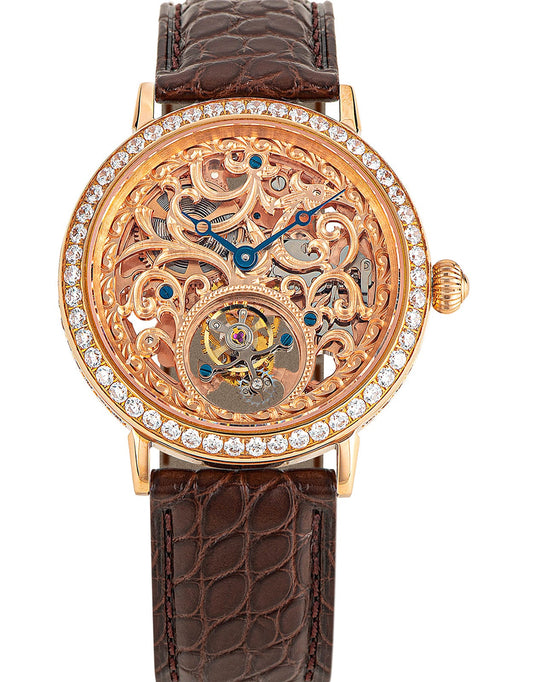 Tourbillon Master Diamond SU8000KS4 Rose Gold