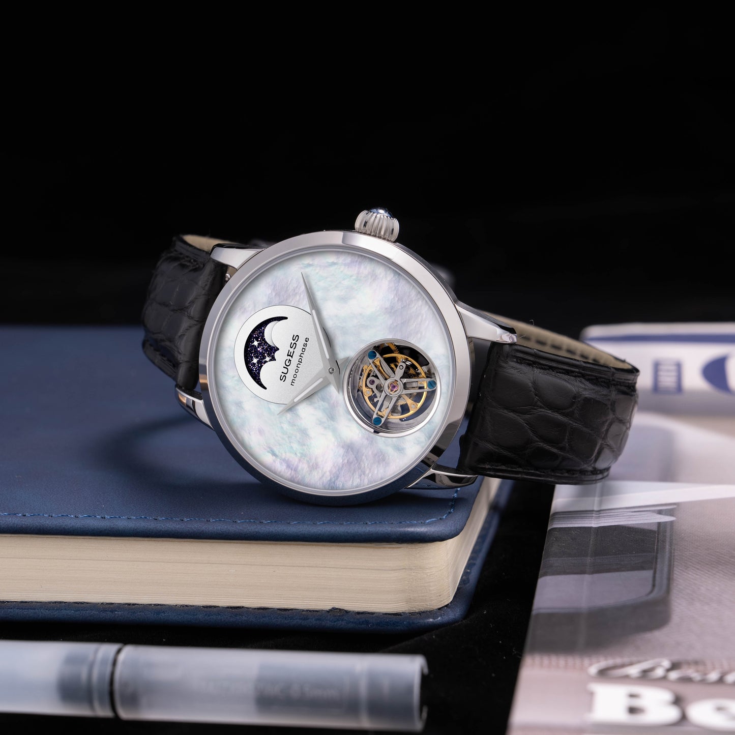 Sugess Tourbillon Master 429 ST8235 Moon Phase Tourbillon