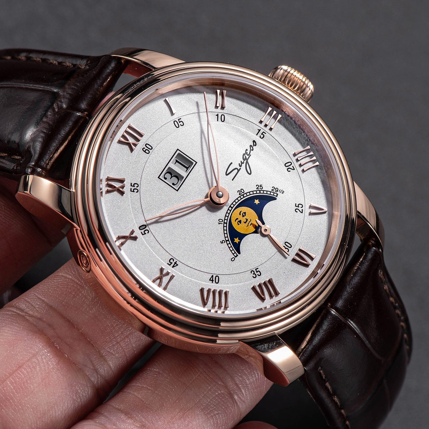 MoonPhase Master 437 Moon Phase Automatic Rose Gold