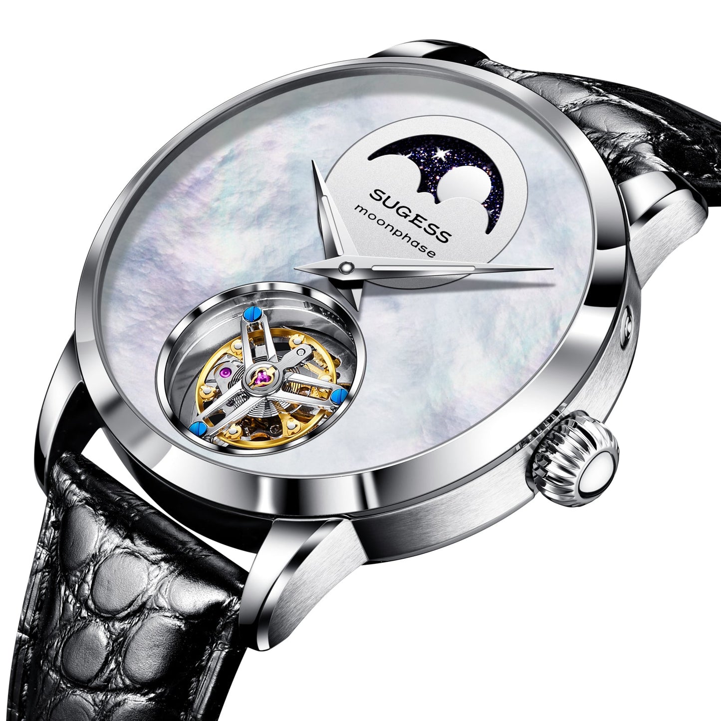 Sugess Tourbillon Master 429 ST8235 Moon Phase Tourbillon