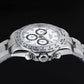 Top Chronometer Panda White Dial Steel Bezel Chronograph SU005DAY