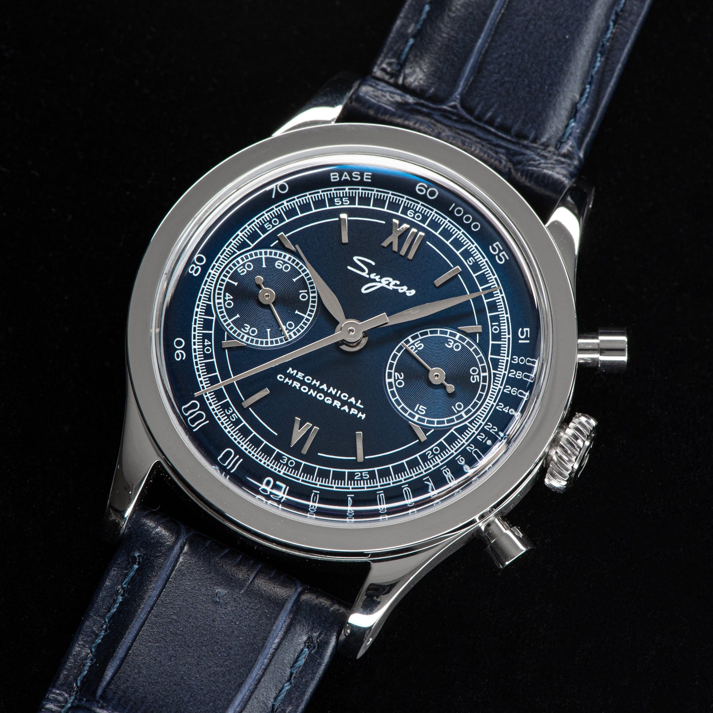 Chrono Heritage 411 SU1901DBS Deep Blue Dial