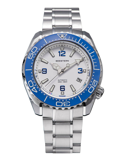 Seestern 416 Professional Diver Watch S416WH White Dial